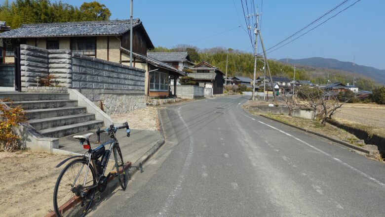 自転車で疾走