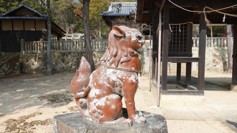 備前焼の狛犬(その2)
