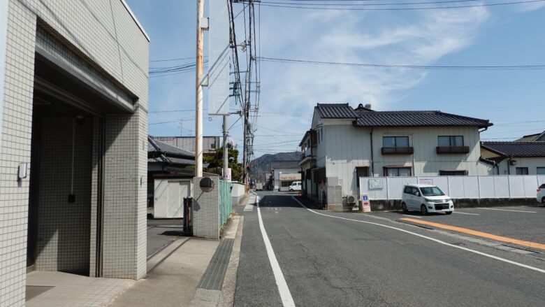 矢掛市街へ入る