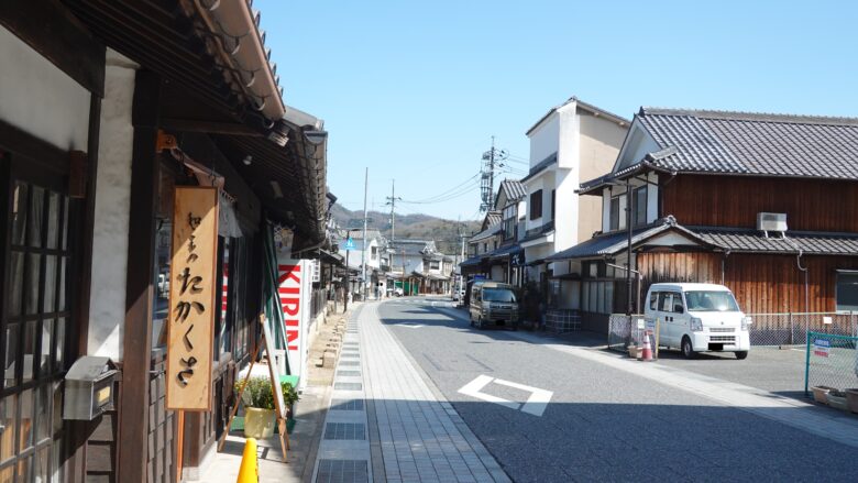 矢掛宿の風景