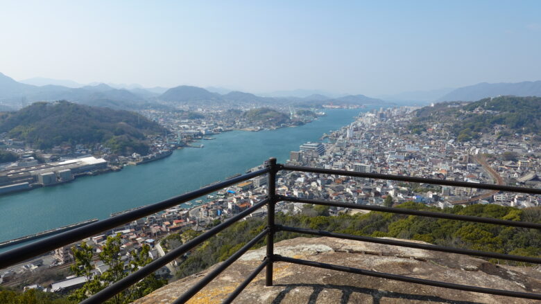 不動岩展望台の眺望