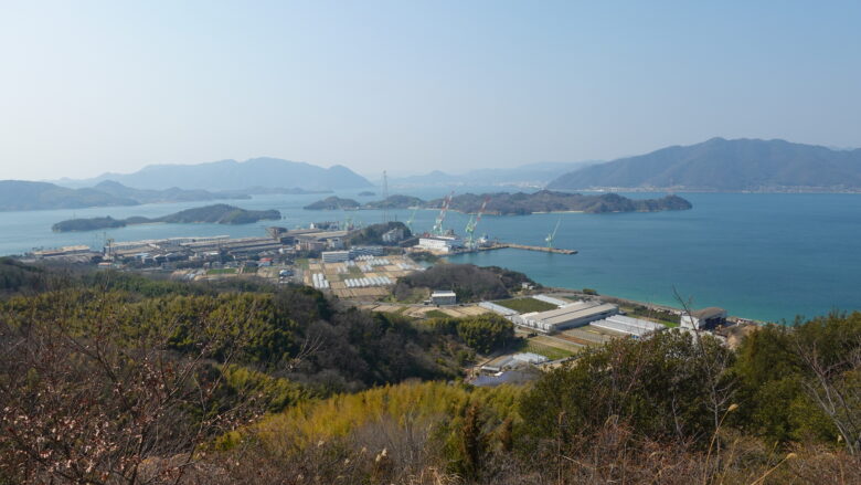 瀬戸内海の多島美を堪能