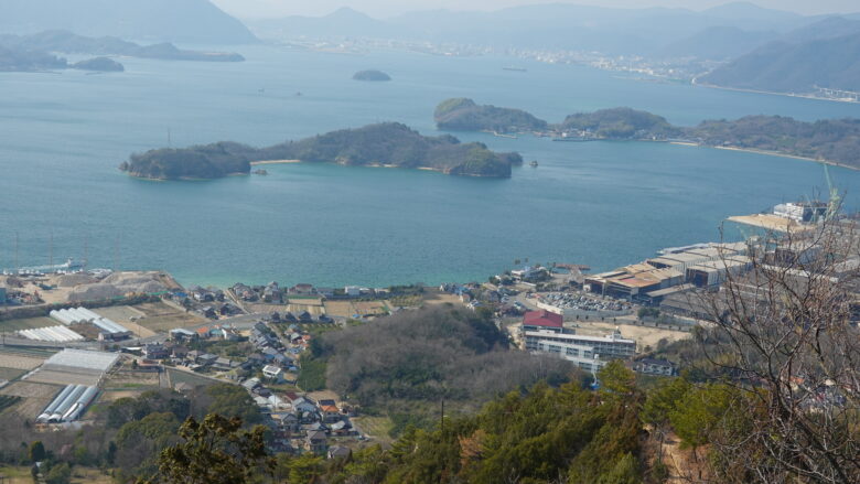 休憩展望台の眺望