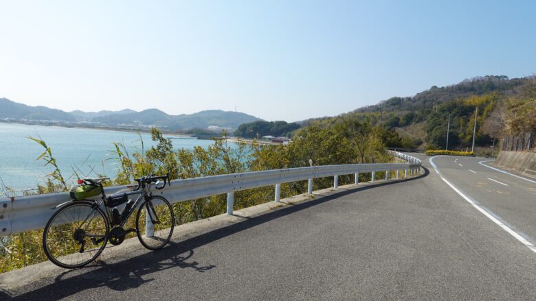 海岸線を駆け抜けるのが気持ちいい♪