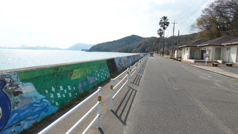 防波堤アート