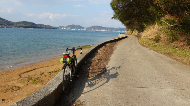 横島の風景（北側の海岸線）