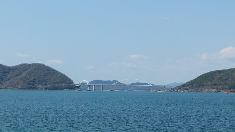 田島(左側の島)