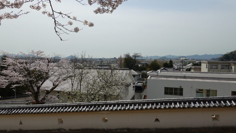 龍野市街の風景