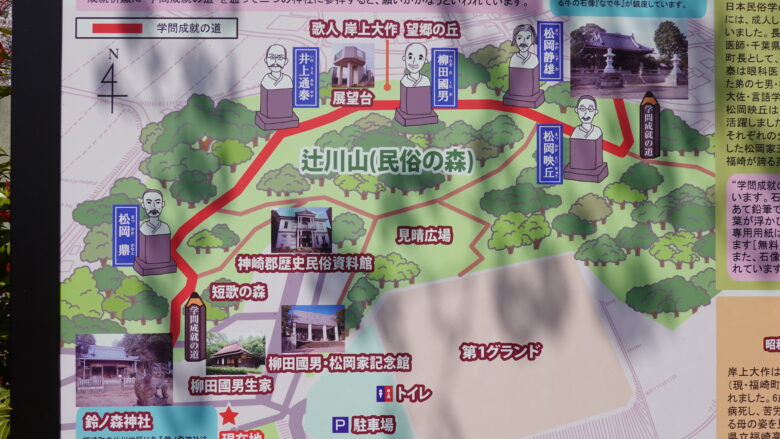 学問成就の道のマップ