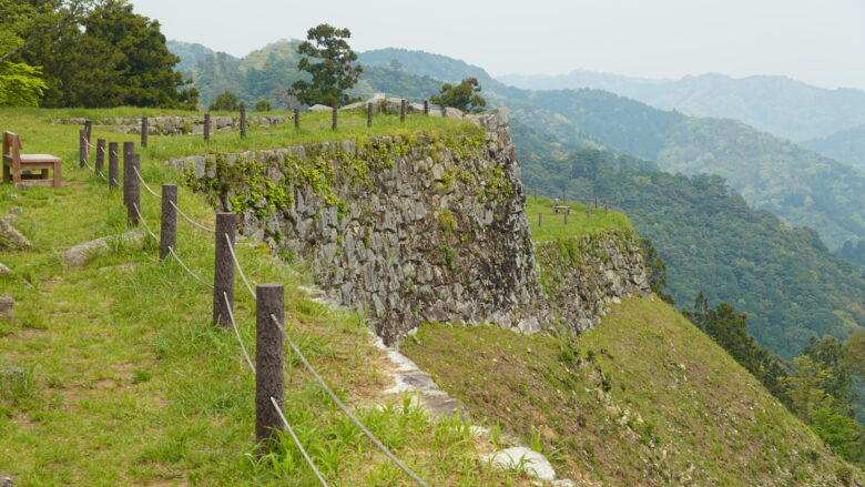 津和野城跡の風景