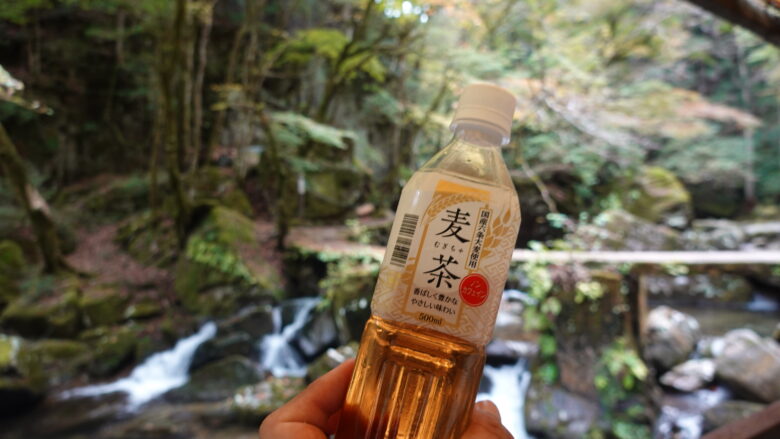 水分補給をする