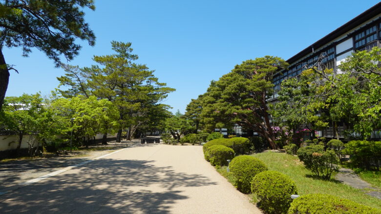 萩・明倫学舎の敷地内を歩く