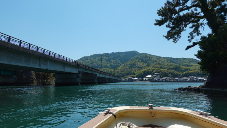 常磐大橋へ到着