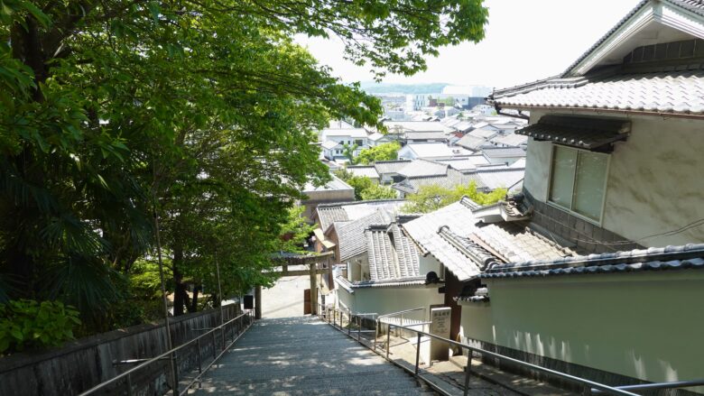 米寿坂からの眺めがいい感じ