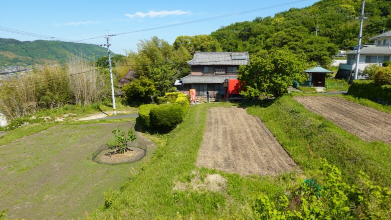 ケーブルカーから見える道