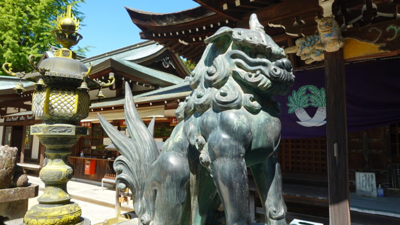 もちろん狛犬もいるぞ