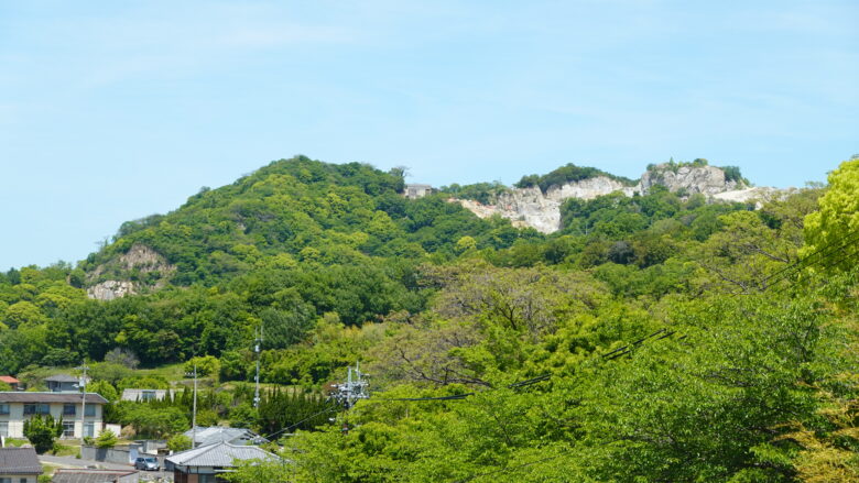 丁場（庵治石石切場）を発見