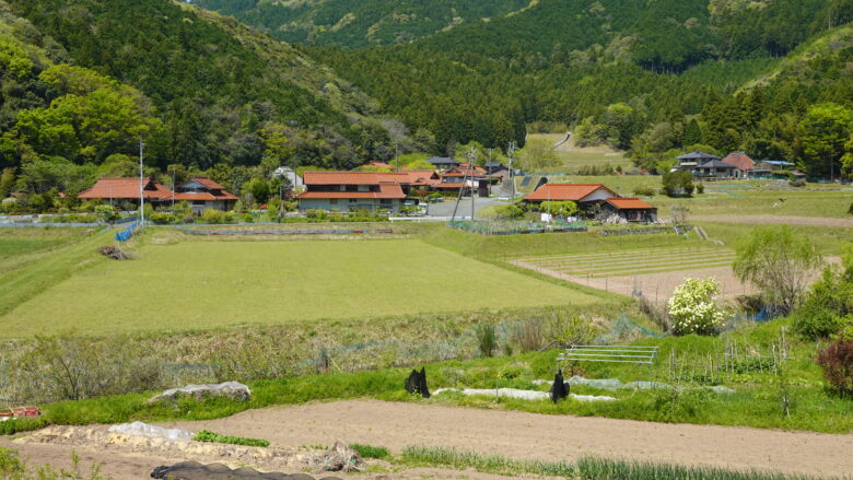 青空の下、石州瓦の住宅は映えるな