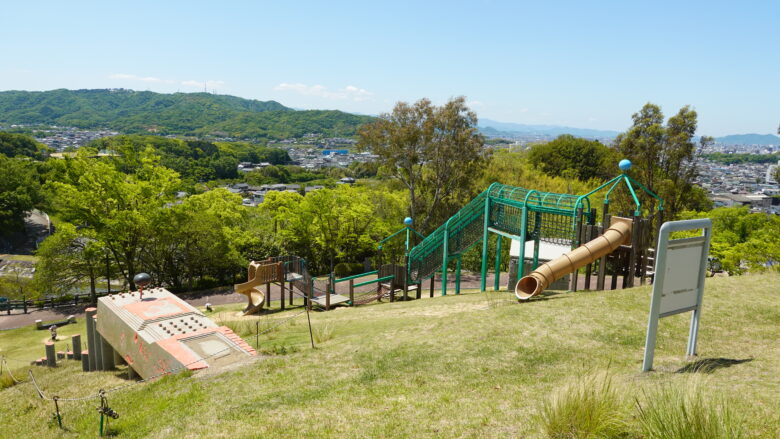 高台にある広場は開放感良し