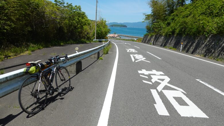 海に向かって下るのは最高！！