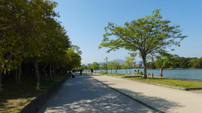 大濠公園の風景