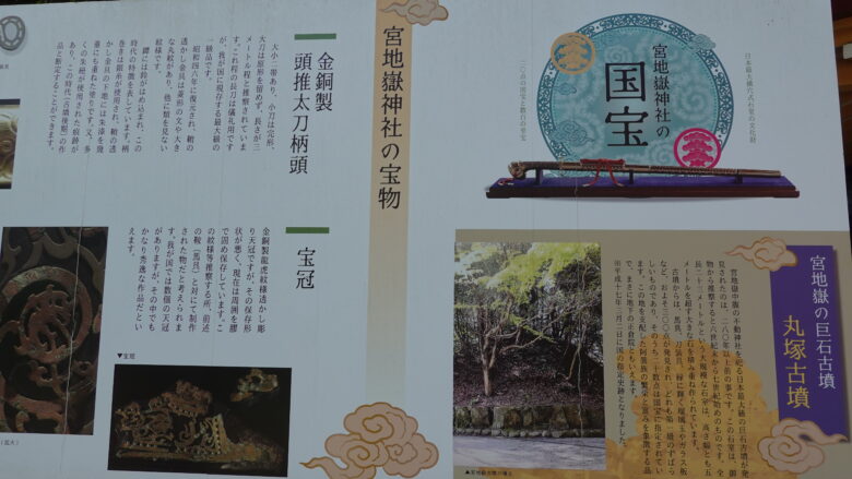 埋葬品の説明板