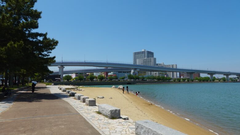 御島グリーンベイウォークの風景