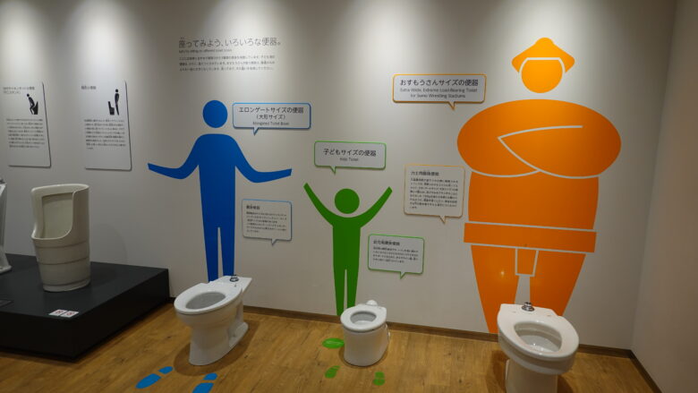 実際に便器に座ってみよう