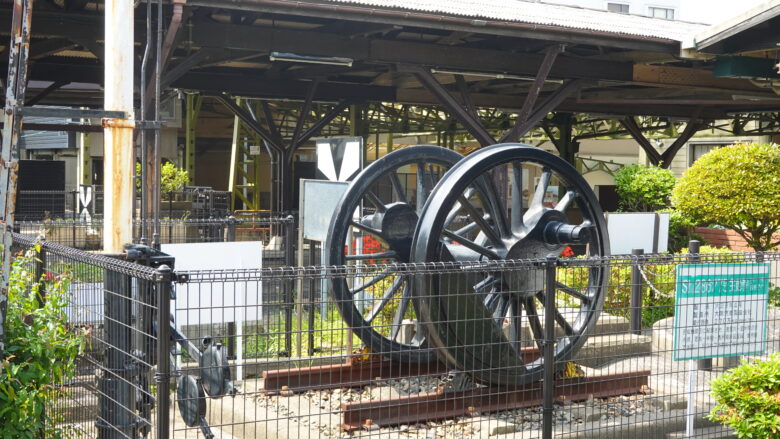 ハチロク28627の車輪があるぞ