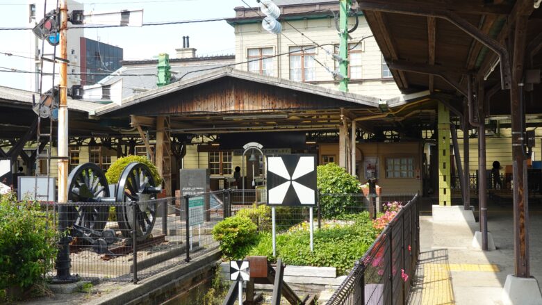 趣きのある駅構内の風景