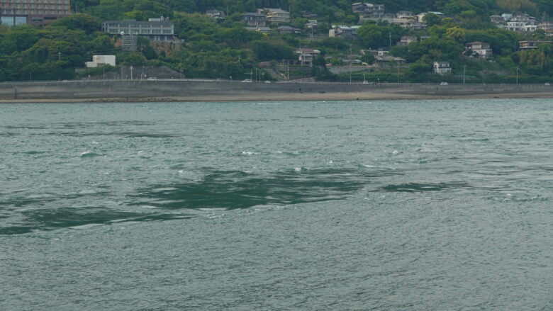 潮の流れが速い！