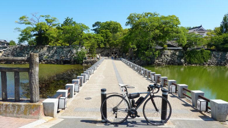 岡山城の本丸へ通じる目安橋