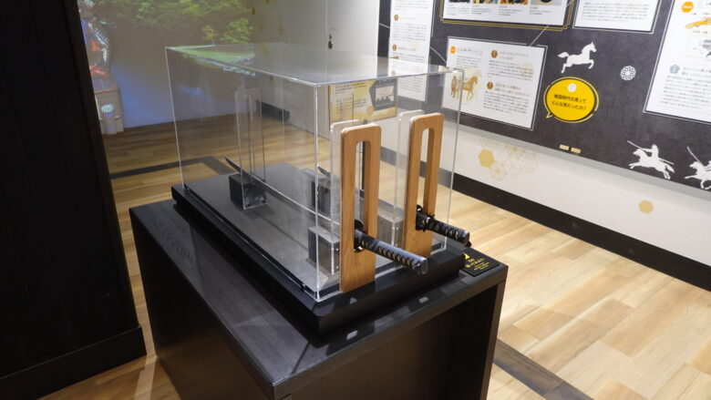 日本刀の重さを体験できる