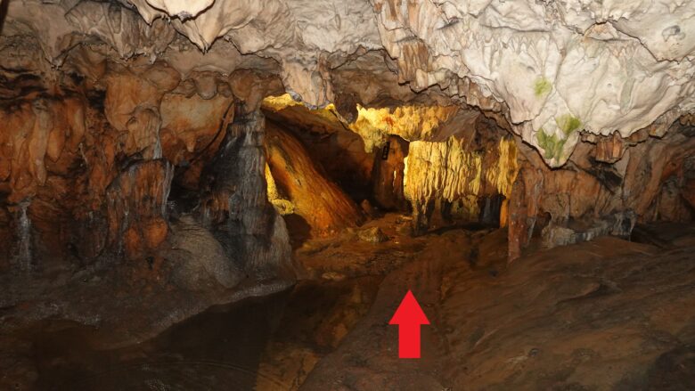 よく見ると、確かに奥へつながっている