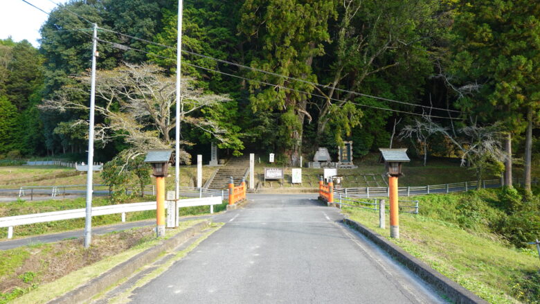 大鳥居を抜けた先の風景