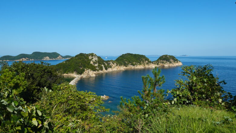 福田海岸の景観