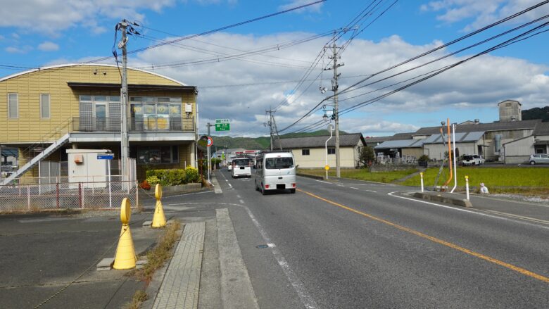 県道313号を疾走