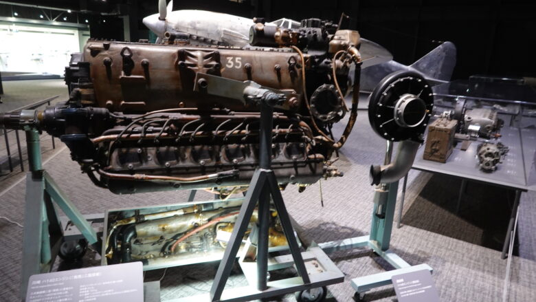 飛燕が搭載した液冷エンジン(ハ104)