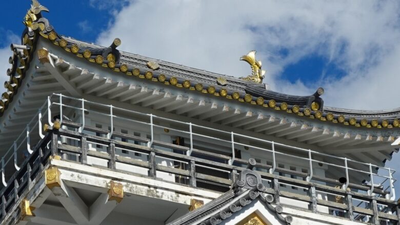 天守閣最上階の外観