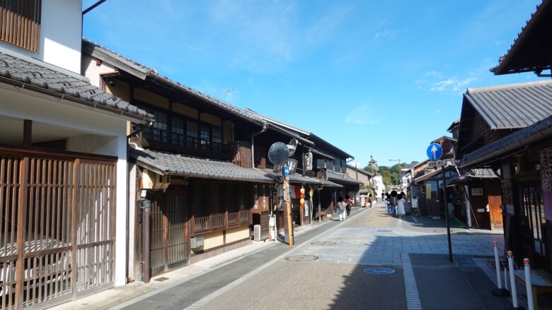 犬山城下町の風景