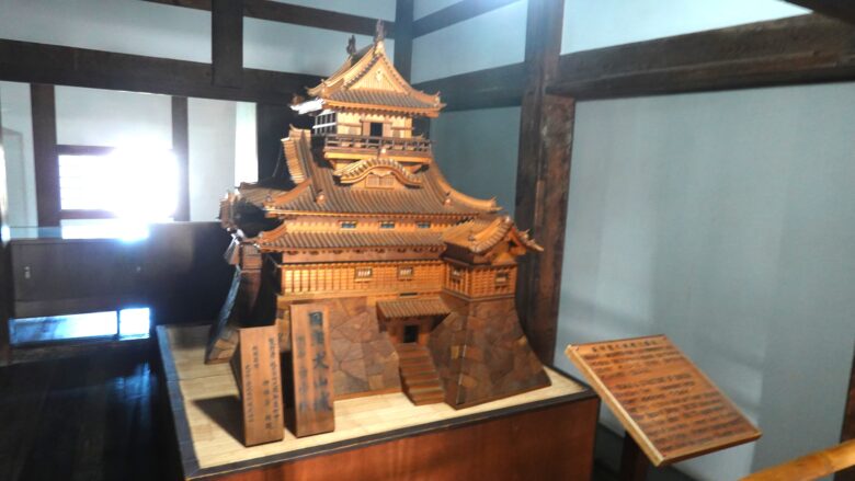 犬山城（天守閣）の模型