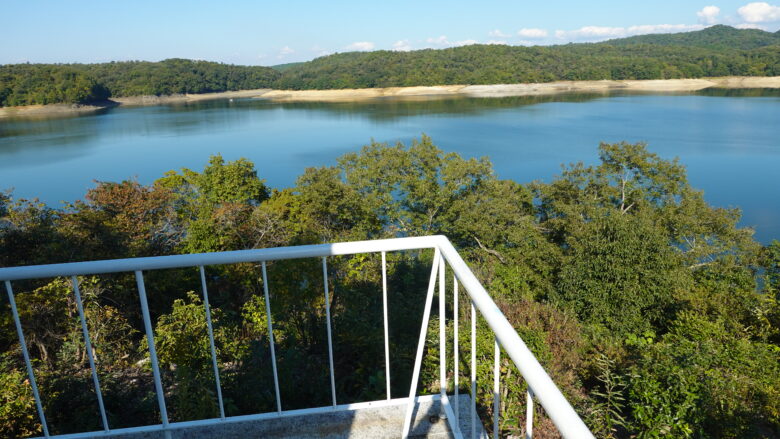 入鹿池の風景に癒される