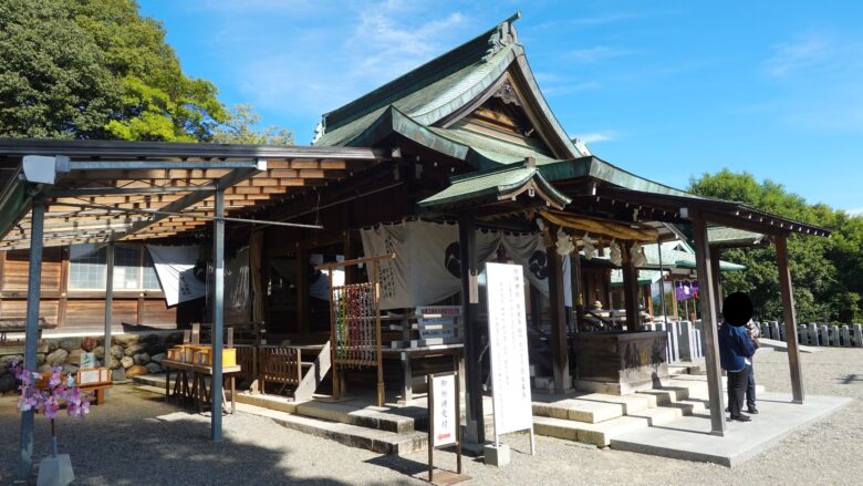 針綱神社（拝殿）