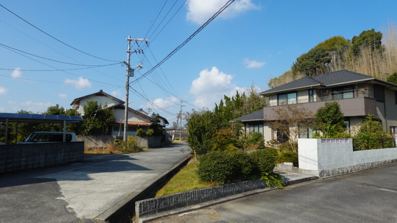 住宅地、龍の道はいったいどこにあるの？