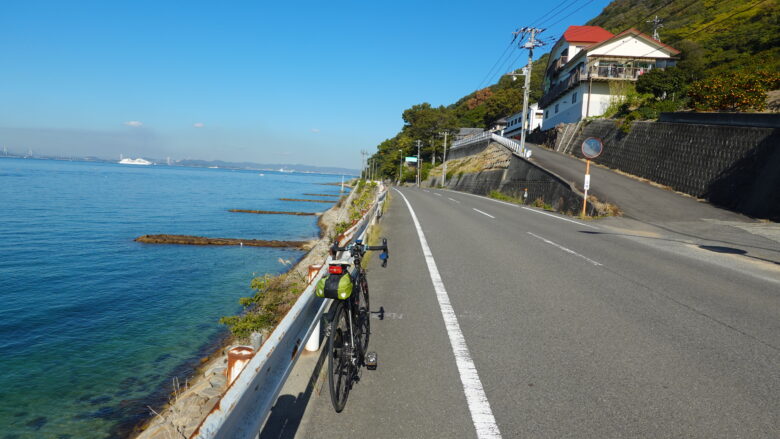 大屋冨海岸の風景