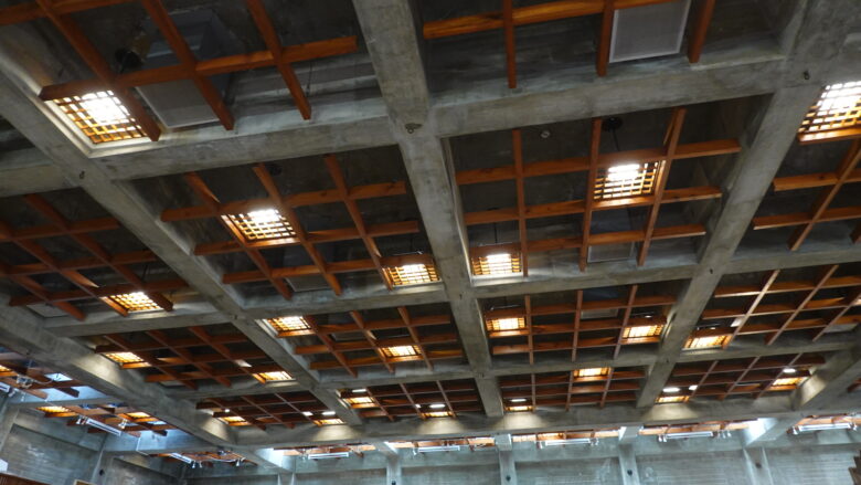 第1展示室の天井