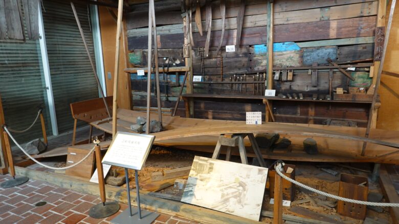 木造船の製作現場