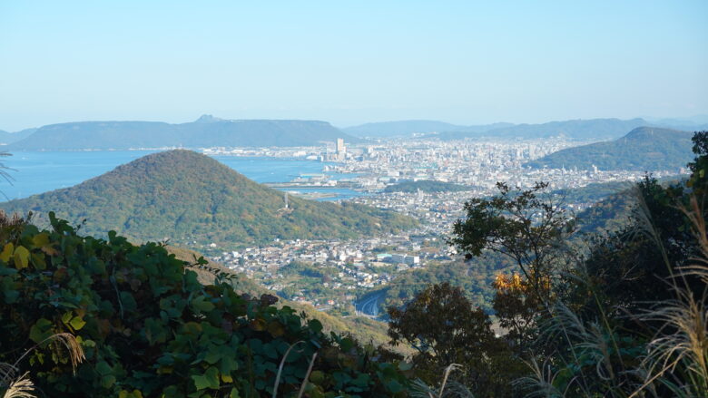 高松市街を一望