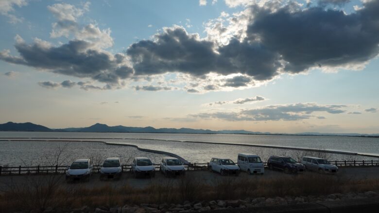 児島湖の風景