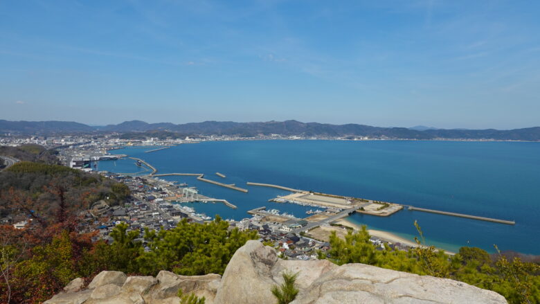 山頂からの景色